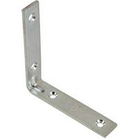 Corner Braces 1 By 1/2 By 0.07 Inch Zinc Plated Steel 4 Pack