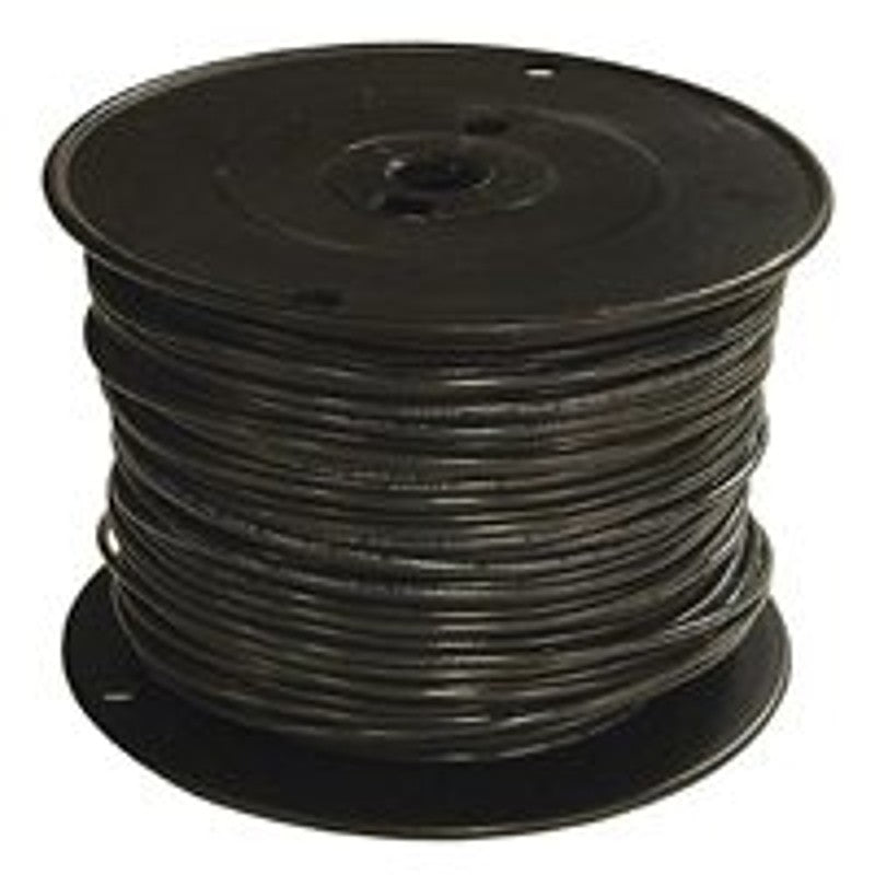 Romex 14BK-SOLX500 Series Building Wire, Black Sheath, 14 AWG Wire, 1-Conductor, 500 ft L, Copper Conductor