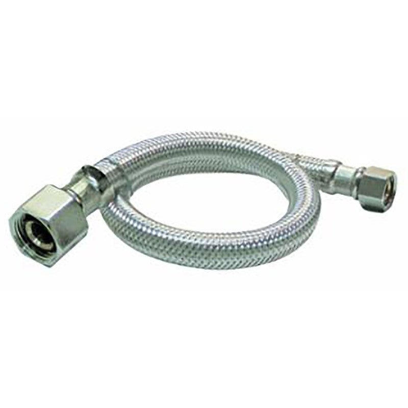 Plumb Pak EZ Series PP23849 Sink Supply Tube, 1/2 in Inlet, Flare Inlet, 1/2 in Outlet, FIP Outlet, 30 in L