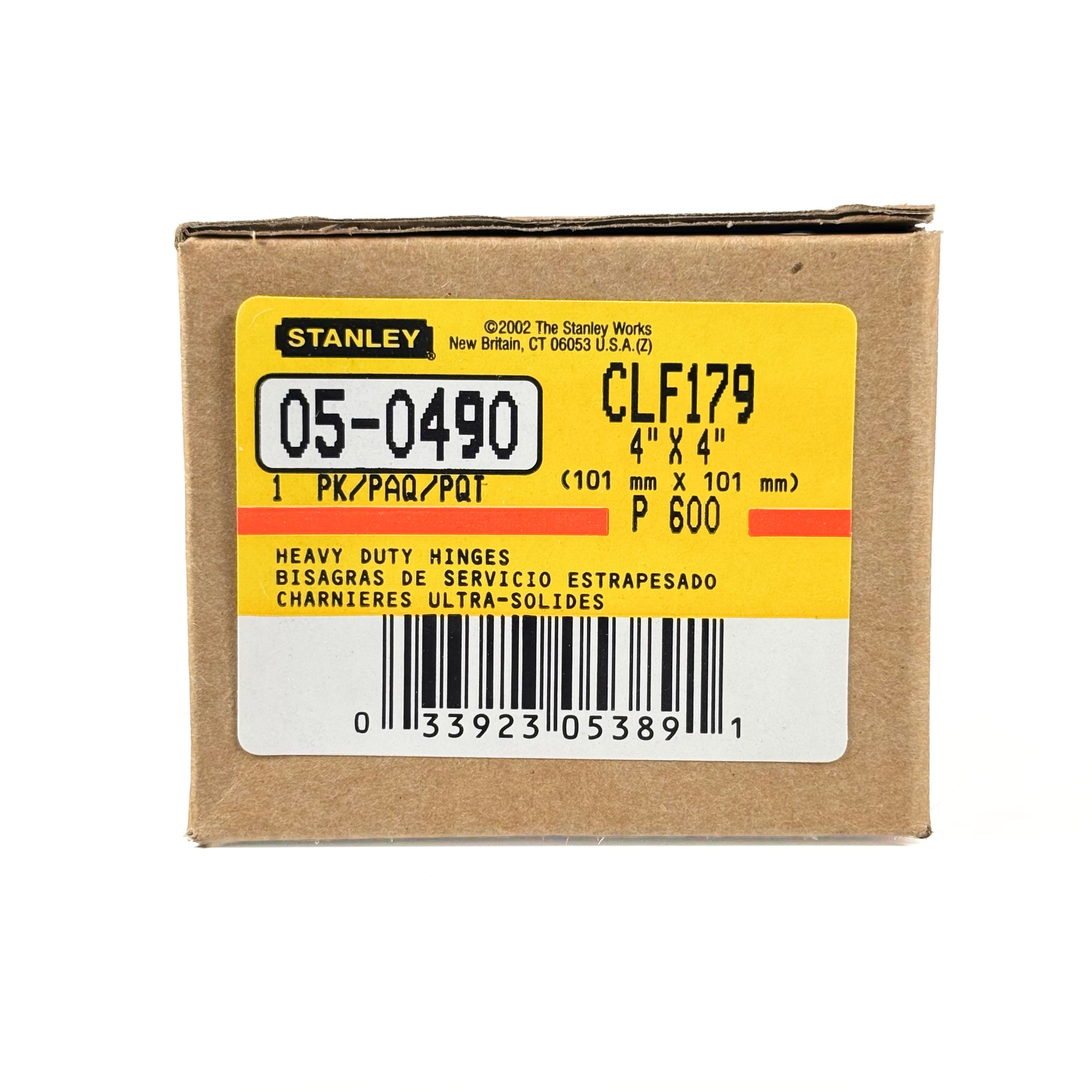 Commercial Door Hinges 4 Inch Square Corner USP Prime Coat 3 Pack