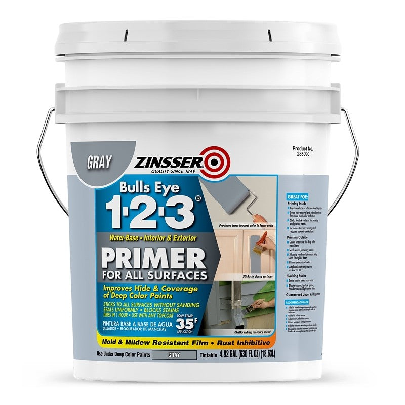 Zinsser 285090 Primer, Gray, 5 gal