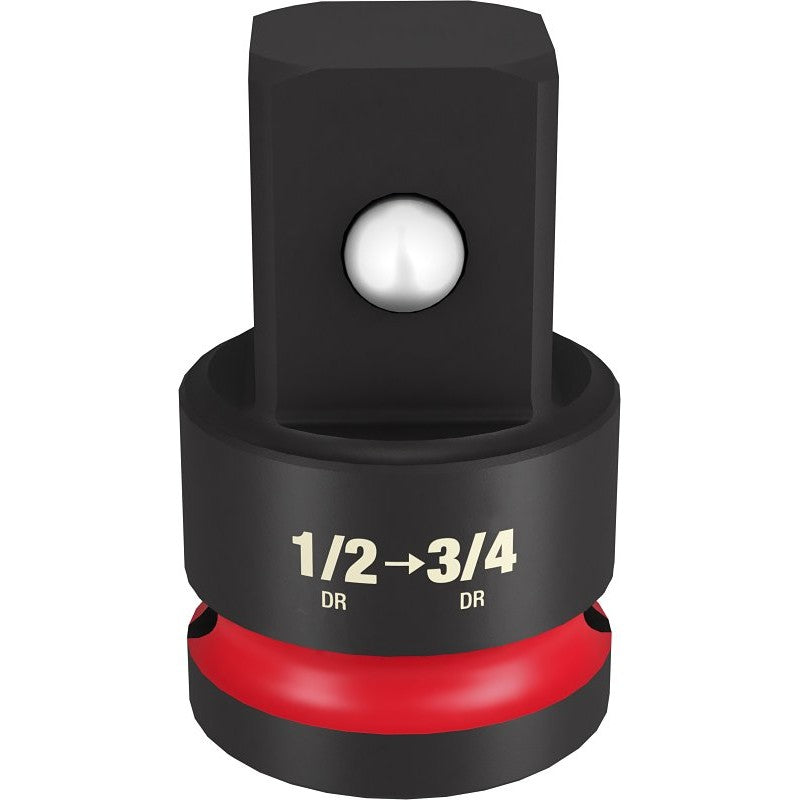 Milwaukee SHOCKWAVE Impact Duty 49-66-6726 Socket Adapter, 1/2 in Drive, 3/4 in Output Drive, 1.89 in L