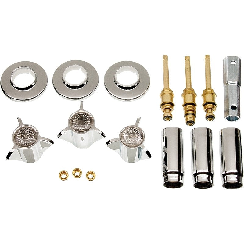 Danco 39620 Remodeling Trim Kit, Brass, Classic Chrome, For: Sayco Shower Valves