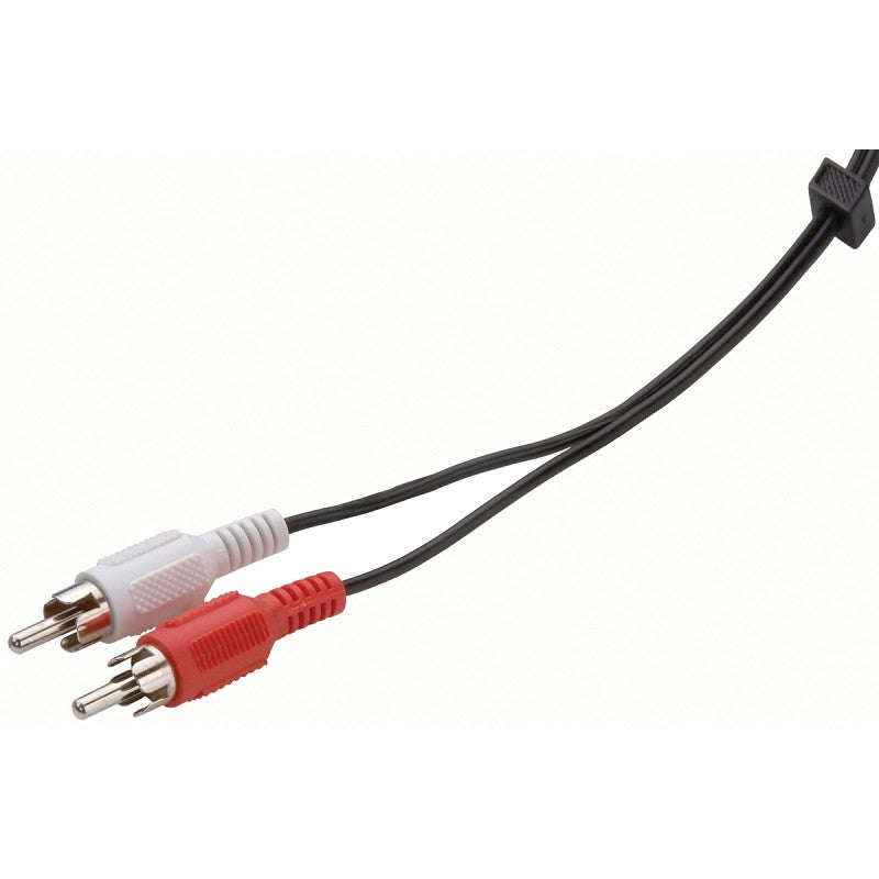 Zenith AC1006SB Stereo Cable, Black Sheath, 6 ft L