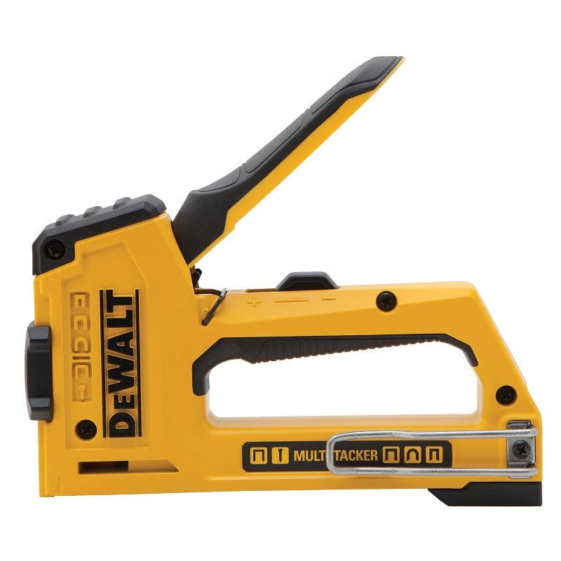 DEWALT DWHTTR510 5-in-1 Multi-Tacker, 1000 Magazine, Round Crown, Flat Crown, Narrow Flat Crown Staple, 1/2 in W Crown
