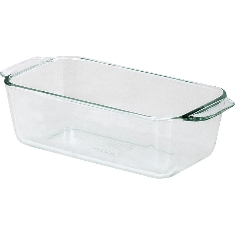 Anchor Hocking Oven Basics Series 81933OBL11 Loaf Dish, 1.5 qt Capacity, Glass, Clear, Dishwasher Safe: Yes (Pack of 3)