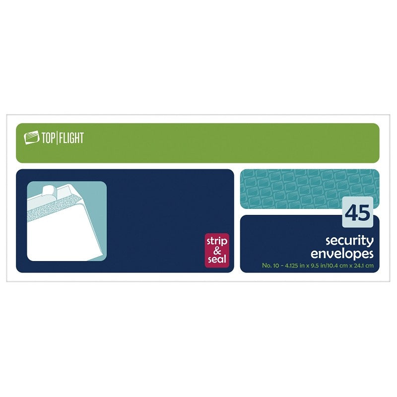 Top Flight 6900136 Envelope, #10, Paper