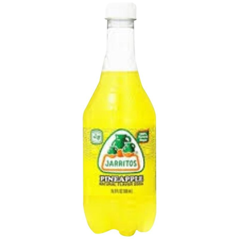 Jarritos 15507 Soda, Pineapple, 17.7 fl-oz, Bottle (Pack of 24)