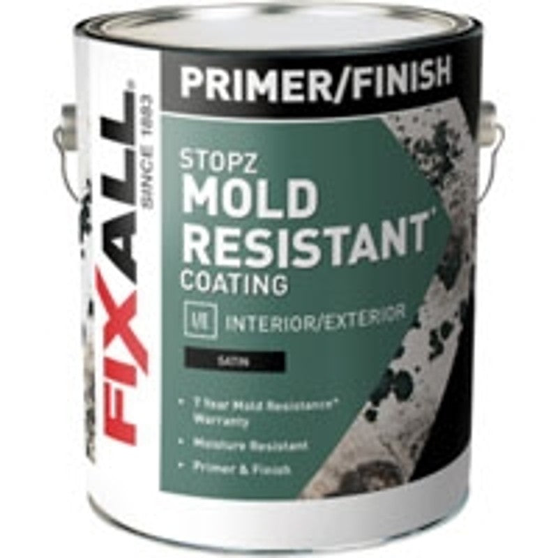 FixALL F58300-1 Primer, 400 to 450 sq-ft/gal Coverage Area, White, 1 gal (Pack of 4)