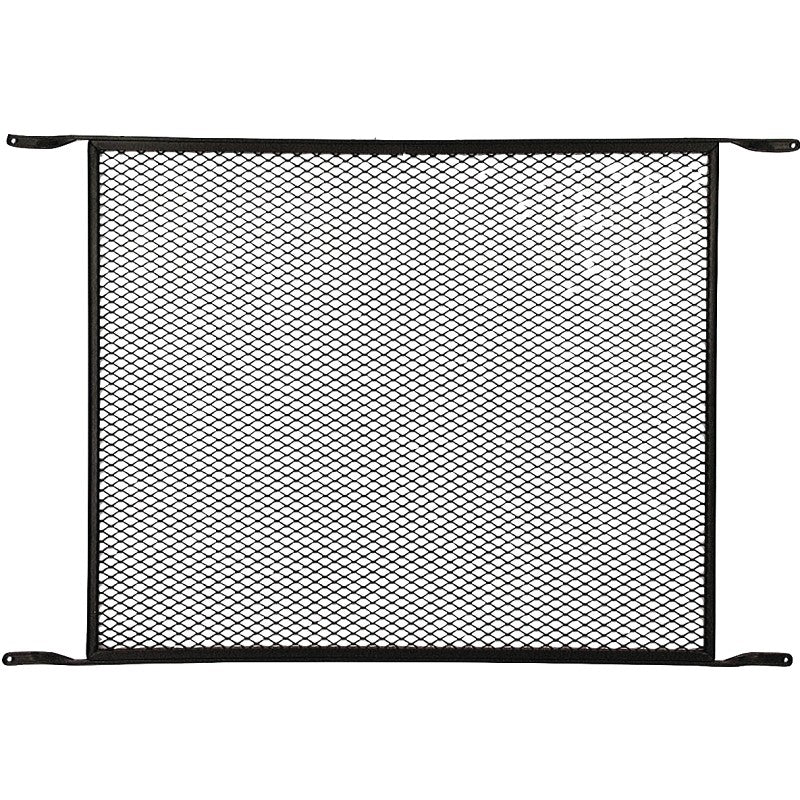 M-D 33324 Door Grill, 20.38 in W, 30-1/4 in H, Aluminum, Bronze