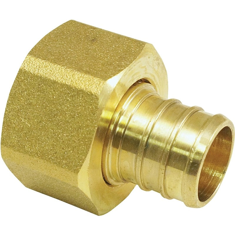 Apollo APXFF3434S Hose Pipe Adapter, 3/4 in, Barb x FPT, Brass, 200 psi Pressure