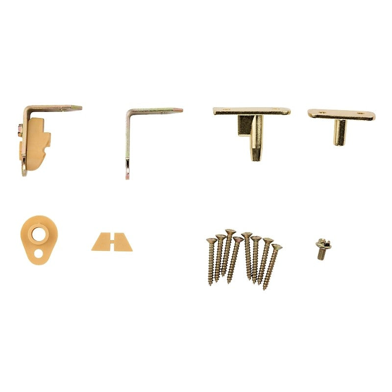 National Hardware Swing N Stay V130 Series N173-823 Cafe Door Hinge, Steel, Brass