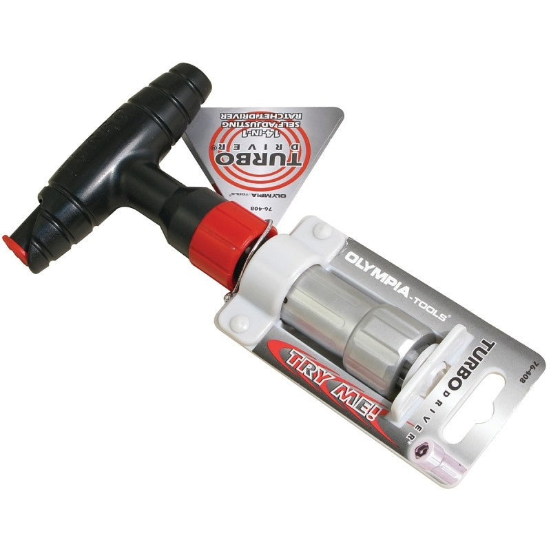 Olympia Tools 76-408 Self Adjusting Nut Driver, 1/4 in Drive, ABS Handle