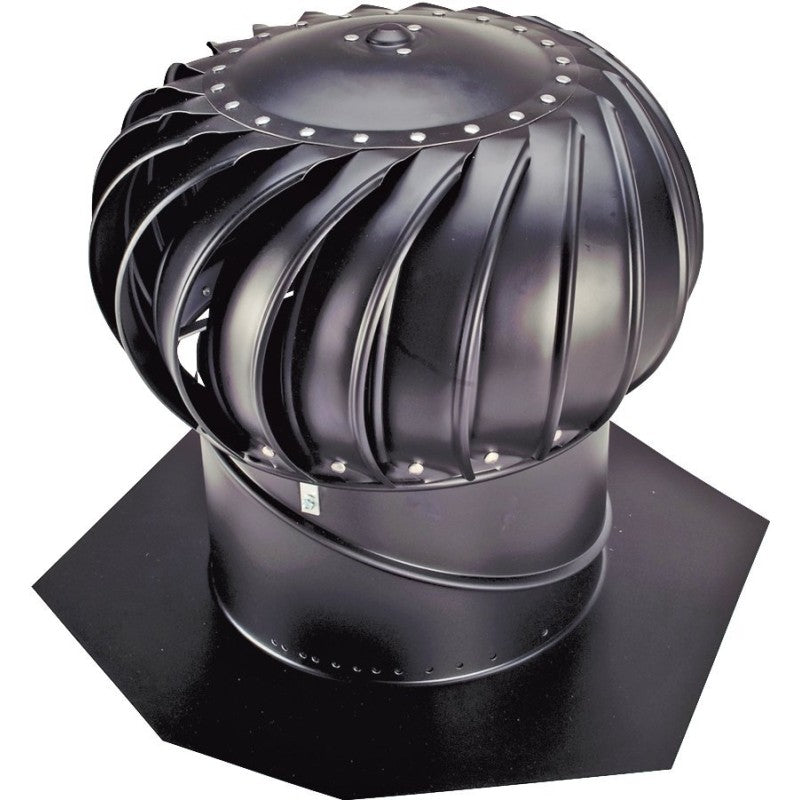 Lomanco Whirlybird BIB14B Turbine Ventilator, 14 in Dia Throat, Aluminum