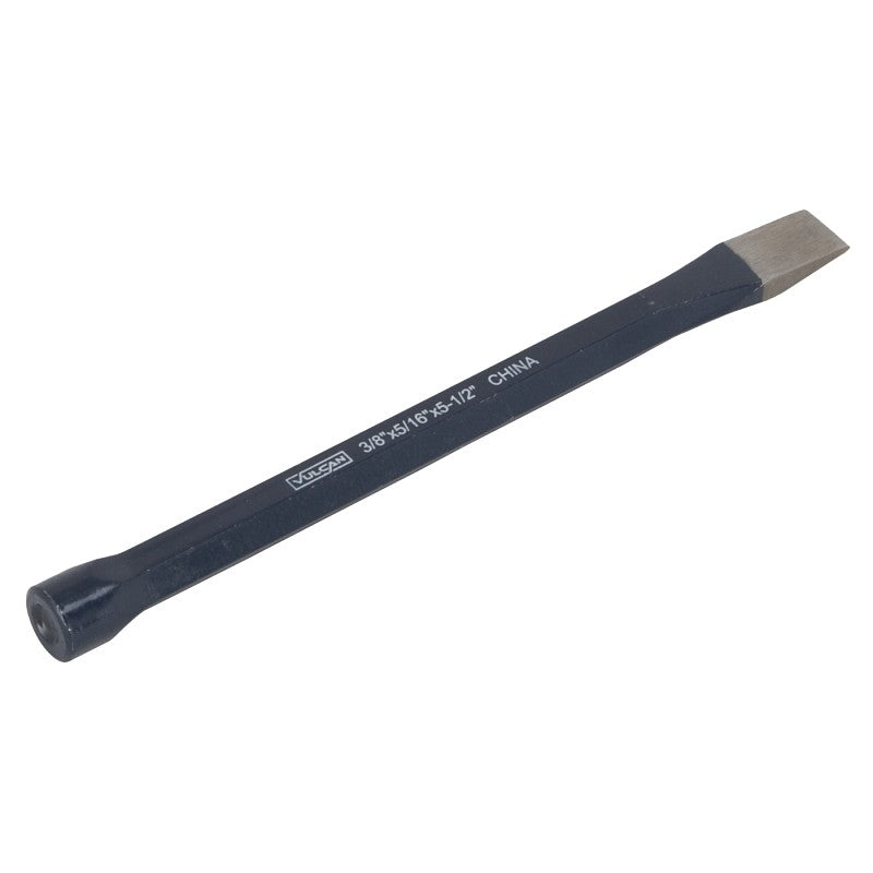 Vulcan JL-CSL003 Cold Chisel, 3/8 in Tip, 5-1/2 in OAL, Chrome Alloy Steel Blade, Hex Shank Handle