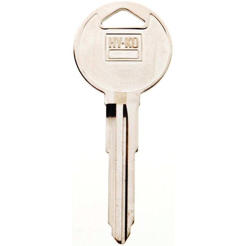 Hy-Ko 11010MZ17 Automotive Key Blank, Brass, Nickel, For: Mazda Vehicle Locks, MZ17 Key Number (Pack of 10)