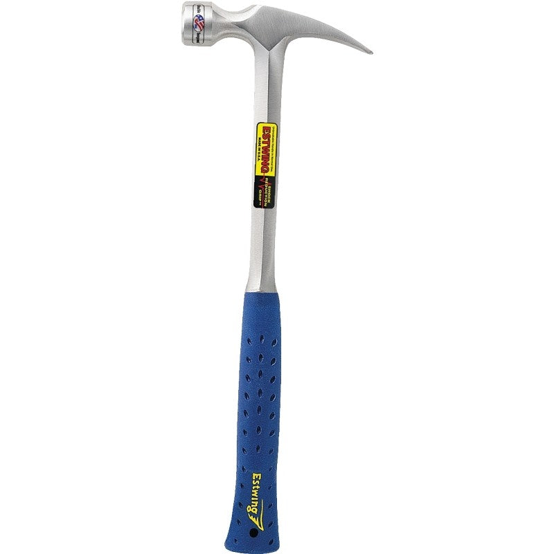 Estwing E3-30SM Hammer, 30 oz Head, Framing, Rip Claw, Milled Head, Steel Head, 16 in OAL