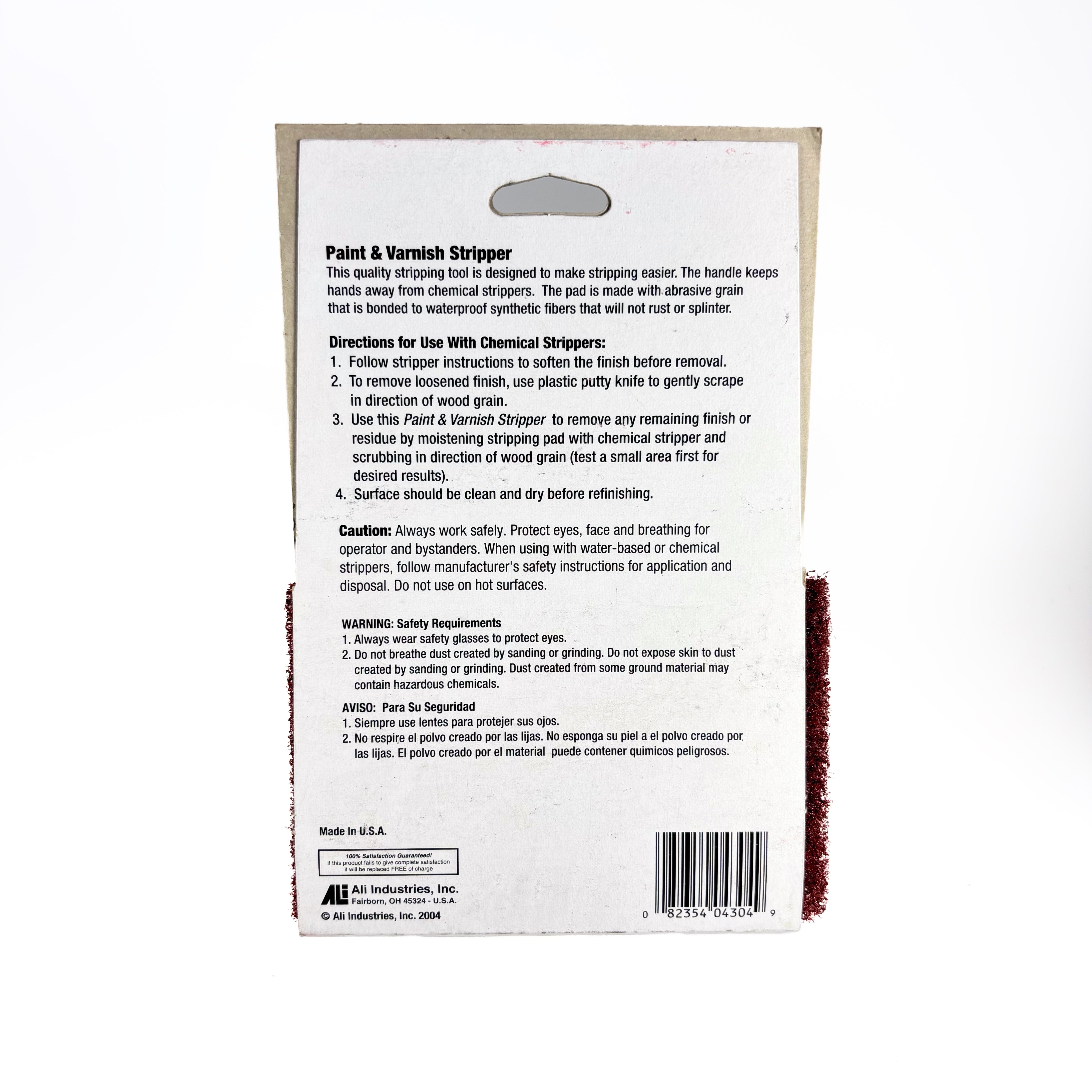Synthetic Steel Wool Handheld Stripping Tool
