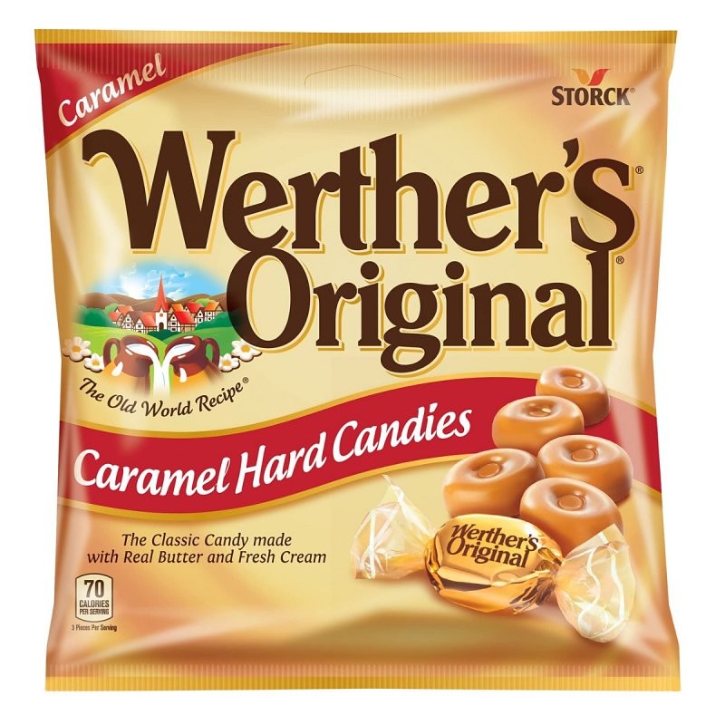 Werther's Original WOH12 Candy, Caramel Flavor, 5.5 oz (Pack of 12)