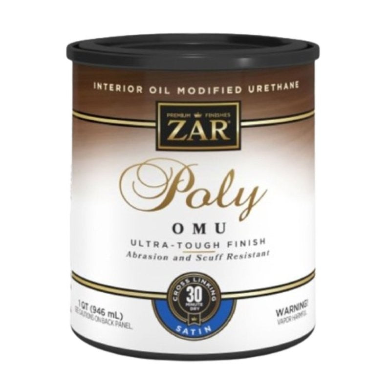 ZAR 36212 Polyurethane, Liquid, Milky Clear, 1 qt, Can (Pack of 4)