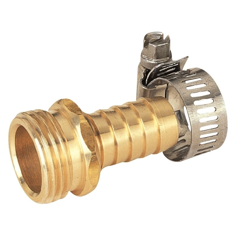 Landscapers Select GB958M3L Hose Coupling, 5/8 to 3/4 in, Male, Brass