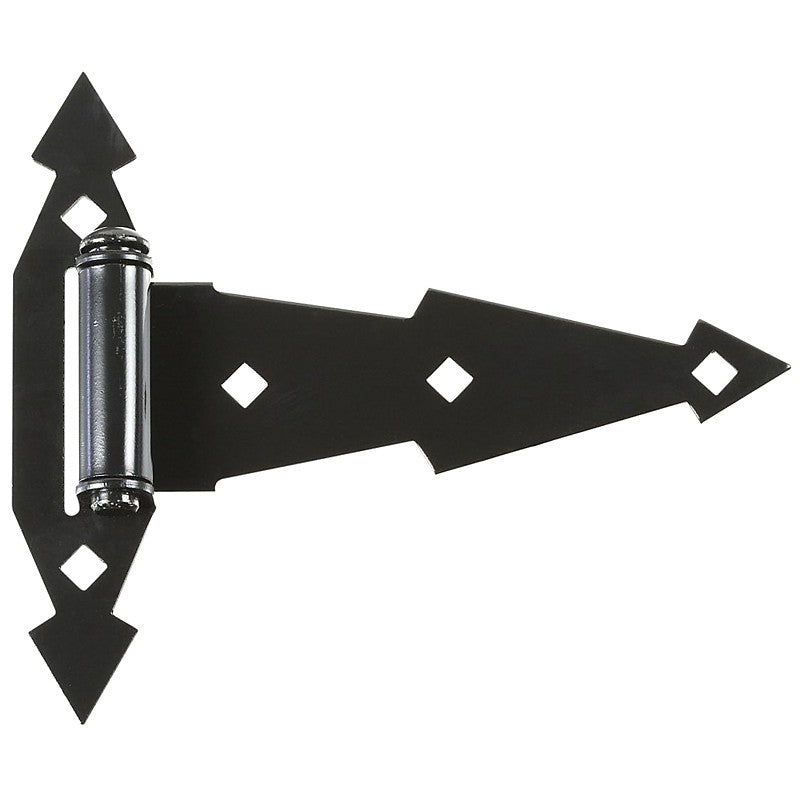 National Hardware N165-480 T-Hinge, 1-1/2 in W Frame Leaf, 7-5/16 in H Frame Leaf, Steel, Tight, Removable Pin, 55 lb