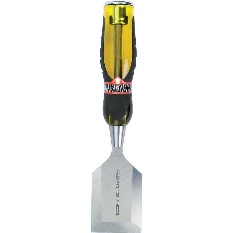 STANLEY 16-981 Chisel, 2 in Tip, 9 in OAL, Carbon Steel Blade, Ergonomic Handle