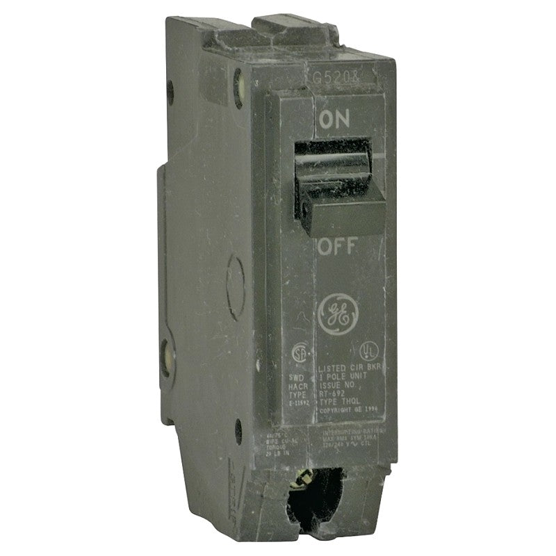 GE THQL1140 Feeder Circuit Breaker, Type THQL, 40 A, 1-Pole, 120/240 V, Non-Interchangeable Trip, Plug