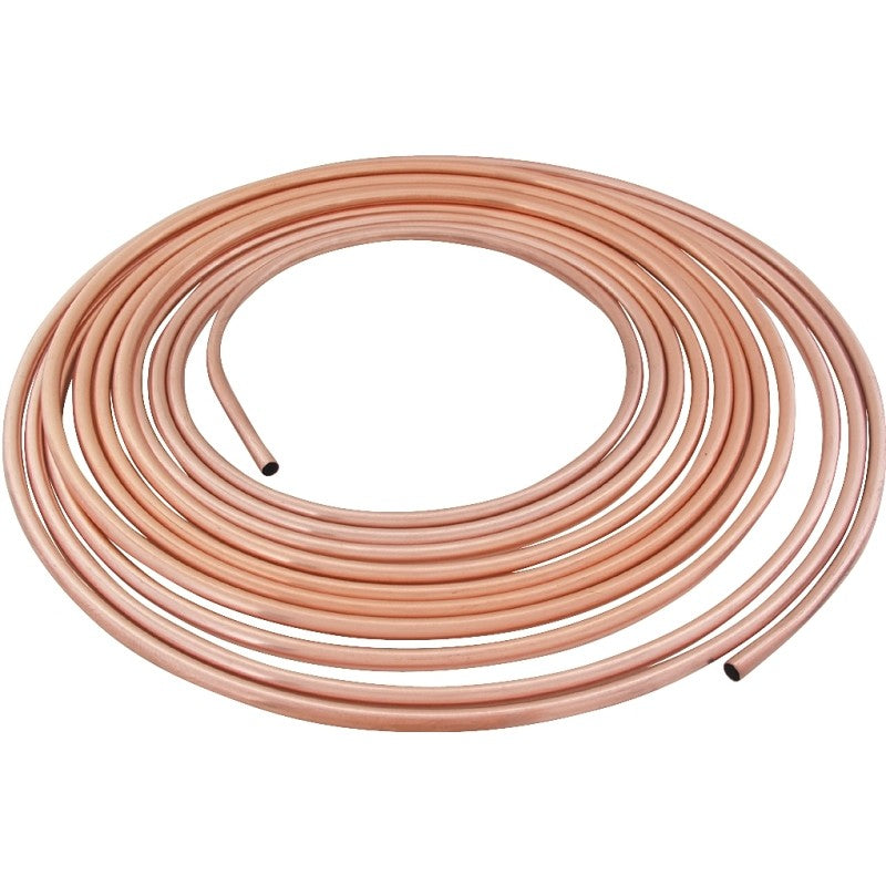 Streamline 1/2X60L Copper Tubing, 1/2 in, 60 ft L, Soft, Type L, Coil