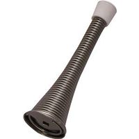 Heavy Duty Tapered Spring Door Stop 3-1/8 Inch Antique Nickel