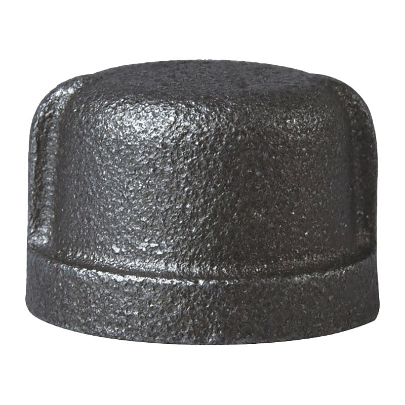 ProSource 521-404HN Series 18-3/4B Pipe Cap, 3/4 in, FIP, Malleable Iron, 40 Schedule, 300 psi Pressure