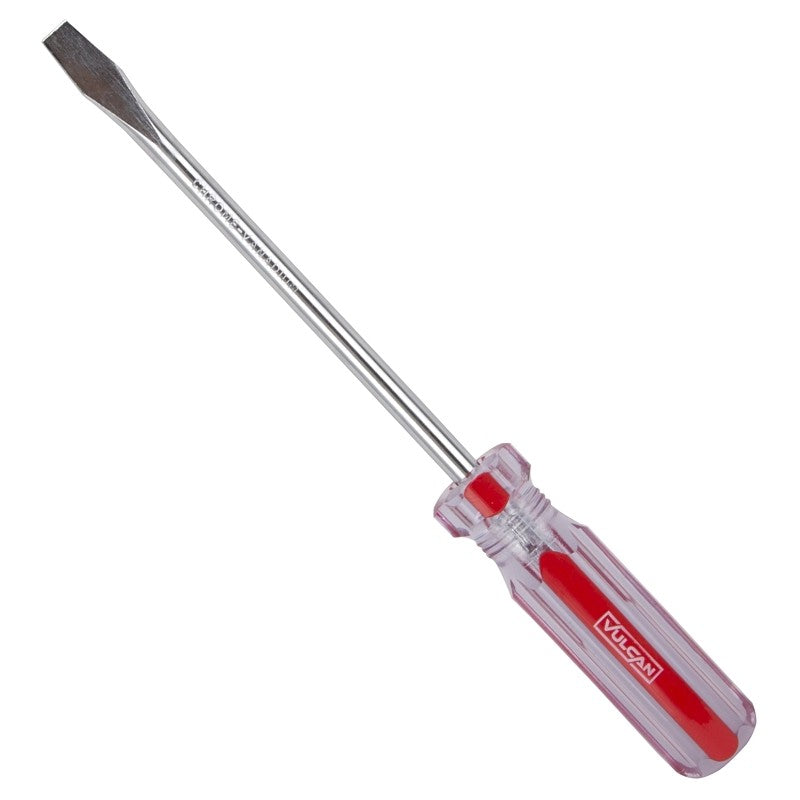 Vulcan TB-SD05 Screwdriver, 5/16 in Drive, Slotted Drive, 9-3/4 in OAL, 6 in L Shank, Plastic Handle