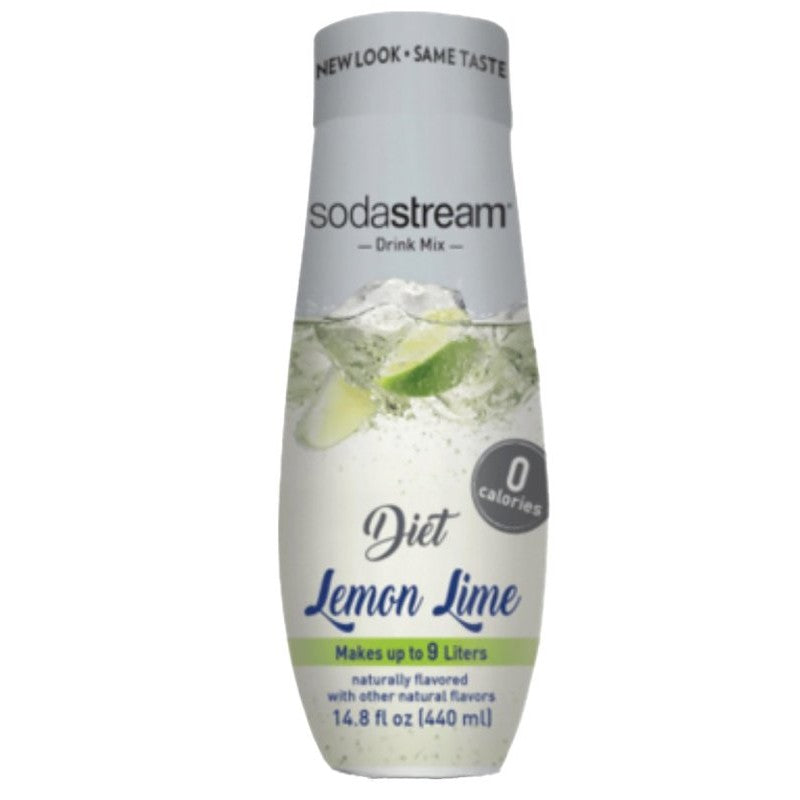 Sodastream Classics 1424227012 Soda Drink Mix, Water, Diet Lemon Lime, 14.9 fl-oz Bottle