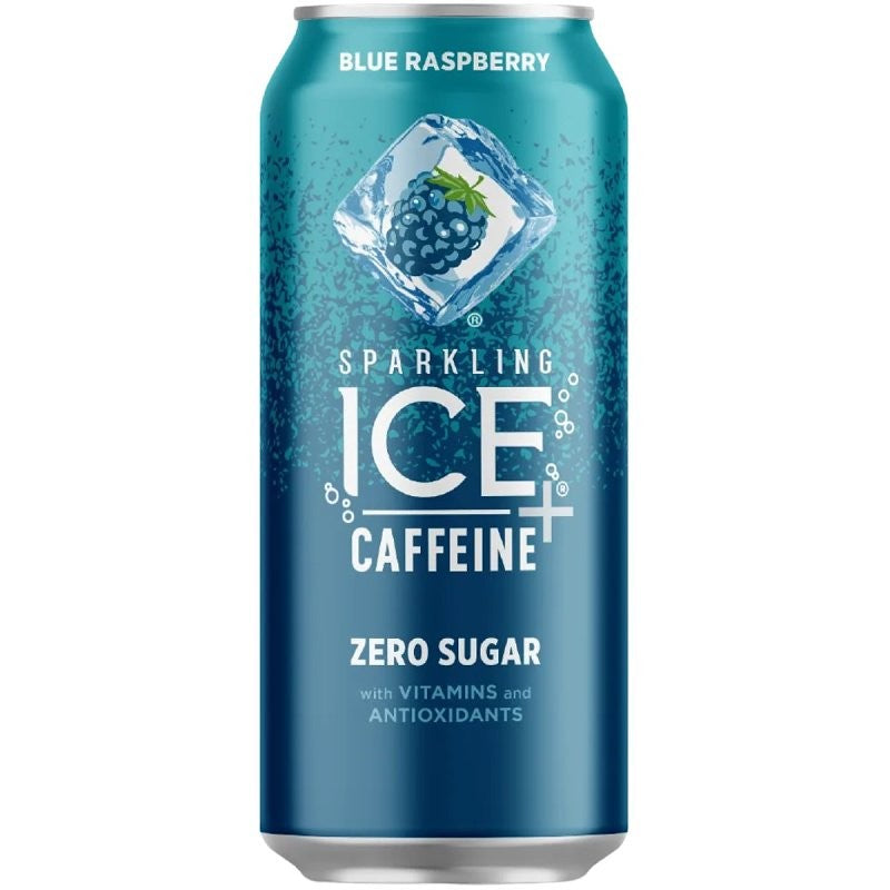 Sparkling Ice 16571953843 Blue Raspberry Sparkling Water, 16 fl-oz, Can (Pack of 12)