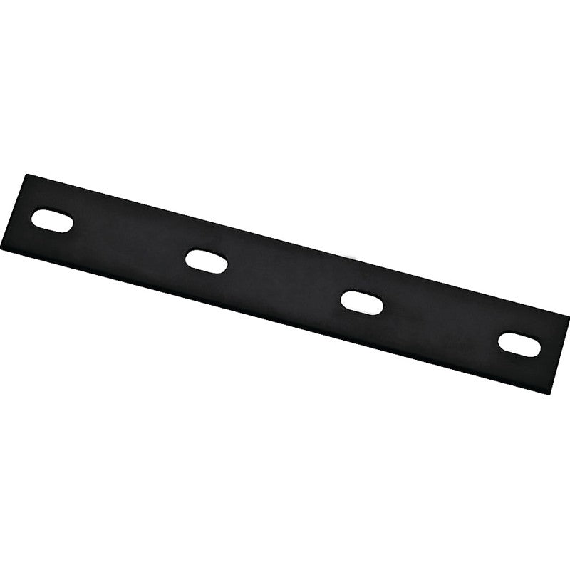 National Hardware N351-456 Mending Plate, 10 in L, 1-1/2 in W, 5/16 Gauge, Steel, Powder-Coated, Carriage Bolt Mounting