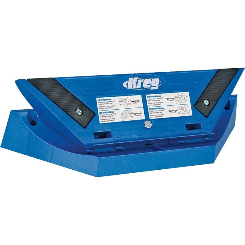 Kreg KMA2800 Crown Molding Tool, Plastic, For: Crown Molding up to 5-1/2 in W with 12 in Saw