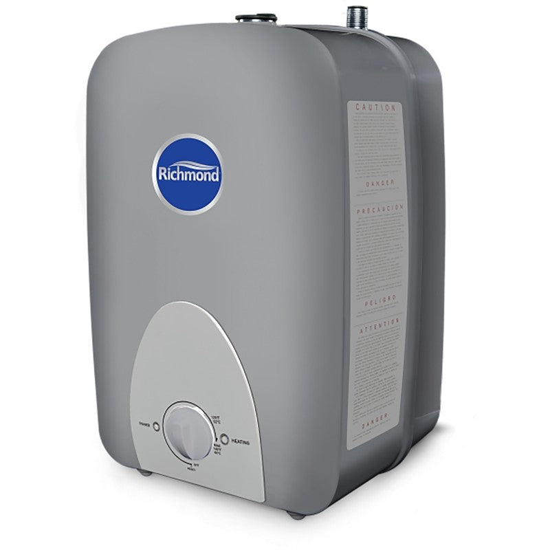 Richmond 6MT2-1 Mini-Tank Water Heater, 12 A, 120 V, 1440 W, 2.5 gal Tank, Floor, Wall Mounting