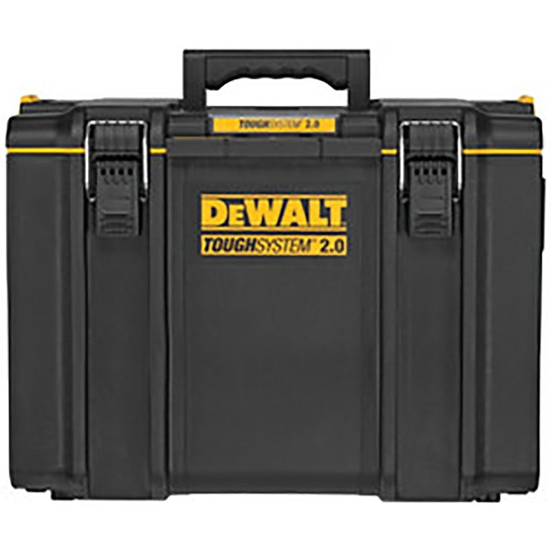 DEWALT ToughSystem 2.0 Series DWST08400 Extra Large Tool Box, 110 lb, Plastic, Black