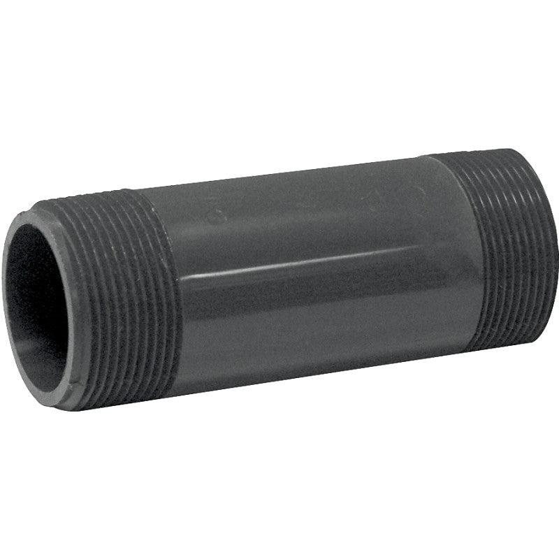 Lasco 215050BC Pipe Nipple, 1-1/2 in, PVC, SCH 80 Schedule, 5 in L