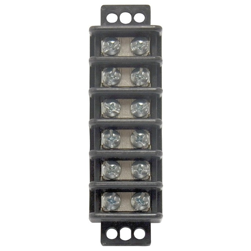 Gardner Bender GTB-406 Terminal Block, 600 V, 30 A, 6 -Pole, 2 -Row