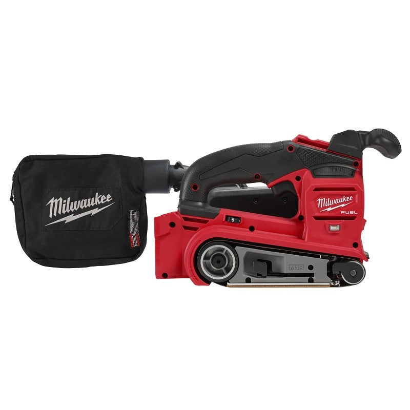 Milwaukee 2832-20 Belt Sander, Tool Only, 18 V, 3 x 18 in Belt, 700 to 1350 sfpm Speed, Lithium-Ion Battery