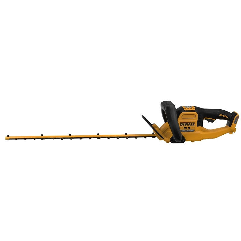 DEWALT DCHT870B Cordless Hedge Trimmer, Tool Only, 60 V, 1-1/4 in Cutting Capacity, 26 in Blade