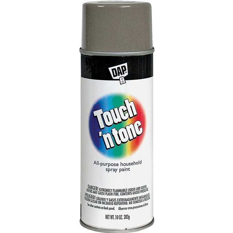 Touch 'N Tone 55279830 Spray Paint, Flat, Gray Primer, 10 oz, Can