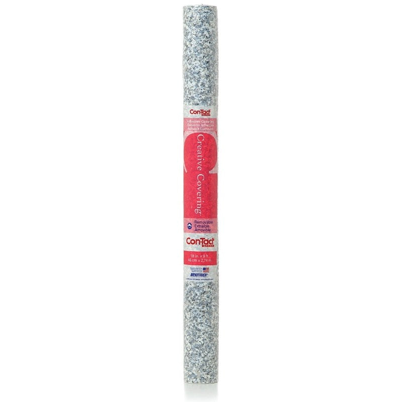 Con-Tact 09F-C9J63-12 Shelf Liner Paper, 9 ft L, 18 in W, Paper, Granite (Pack of 12)