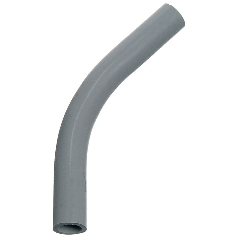 Carlon UA7AK-CAR Elbow, 2-1/2 in Trade Size, 45 deg Angle, SCH 40 Schedule Rating, PVC, Plain End, Gray