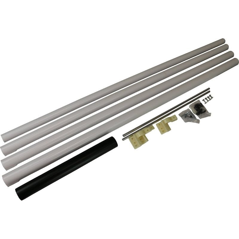 Heath MP-15G Telescoping Gourd Pole, 15 ft H, Steel