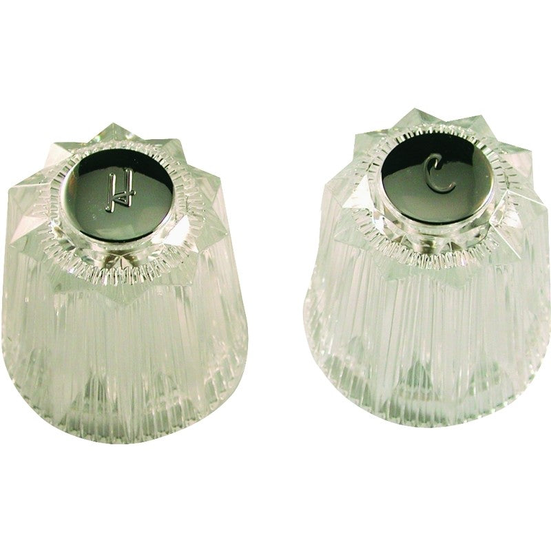 Danco 88262 Faucet Handle, Acrylic, For: Price Pfister Contessa and Windsor Two Handle Tub/Shower Faucets