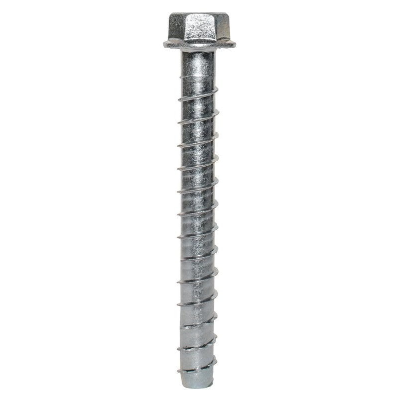 Simpson Strong-Tie Titen HD THDB62600HF1 Screw, 5/8 in Thread, 6 in L, Washer Head, Hex Drive, Carbon Steel, Zinc (Pack of 10)