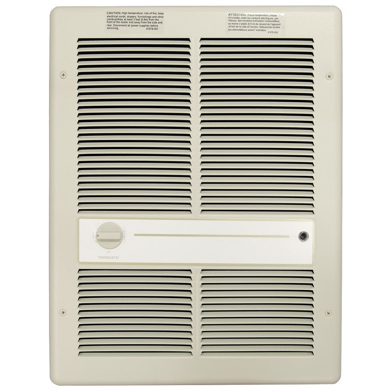 TPI HF3316TRP Heater, 14.4/16.6 A, 208/240 V, 6868 to 13648 Btu, 175 cfm Air, Ivory
