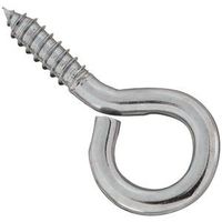 Large Eye Screw Eyes 2-5/8 Inch #2 Zinc Plated Steel 2 Pack (POS)